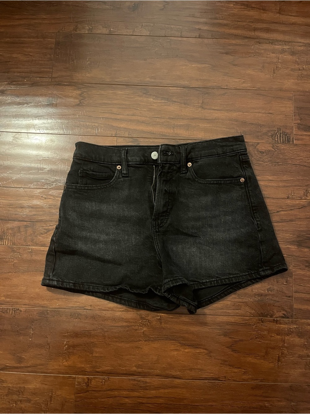 Old Navy Sky High Black Denim Shorts
